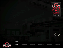 Tablet Screenshot of mgm.com.br