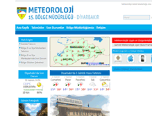 Tablet Screenshot of diyarbakir.mgm.gov.tr