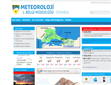 Tablet Screenshot of istanbul.mgm.gov.tr